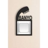Prizlik Banyo Duvar Süsü Priz Duvar Dekorasyon 3 Mm Mdf 20x11 Cm