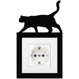 Prizlik Kedi Duvar Süsü Duvar Dekorasyonu 3 Mm Mdf 11x19