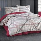 prizma pembe çift kişilik nevresim takımı - 01P-Pembe - 200 x 220 cm