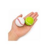 Prlk toys Mini Beyzbol & Tenis Zıplayan Top 2’li Set – 6 cm Kauçuk Oyuncak Top