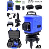 Pro 360° 16 Köşe Otomatik Hizalamalı Lazer Metre Hizalama Yeşil Çizgili Lazer Hizalama Su Terazisi.