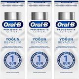 Pro 3D White Clinical Yoğun Beyazlık Parlak Mükemmellik Diş Macunu 75 ml 3lü Paket - Standart