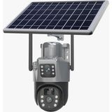 Pro 4g Sim Kartlı 4mp 2 Kameralı Solar Panelli Güneş Enerjili Dönebilen Kablosuz Su Geçirmez Kamera