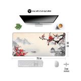 Pro - 5 Farklı Model Dikişli Kenar 70X30 cm Oyuncu Gaming Mouse Pad (Cherry) - standart