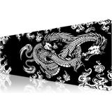 Pro - 5 Farklı Model Dikişli Kenar 70X30 cm Oyuncu Gaming Mouse Pad (Dragon Knot)