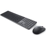 Pro 7 Slim Kablosuz Klavye ve Mouse Set - KM726 - Q Ingilizce Siyah 580-BDLK, Alçak Profilli Tuşl - Çok Renkli