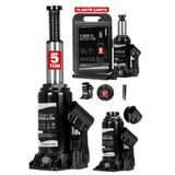 Pro Black Seri Celik Saseli Cift Disli Ozel Cantali 5 Ton Hidrolik Araba Karavan Oto Kriko..