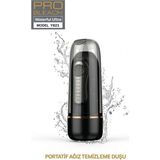 Pro Bleach Y821 Ultra Şarjlı Portatif Ağız Temizleme Duşu 8 Basınç Ayarlı 6 Modlu - Siyah