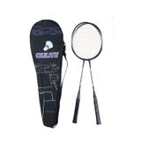 Pro Çantalı Badminton Seti 2 Adet Badminton Raketi 1 Adet Badminton Topu (Kırmızı)