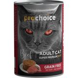 Pro Choice Adult Biftekli 12x400 gr Yetişkin Kedi Konservesi