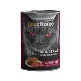 Pro Choice Adult Dana Etli Ezme Yetişkin Konserve Kedi Maması 400 - 1
