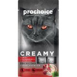 Pro Choice Creamy Ton Balığı Kızılcık ve Kedi Otlu Krema Sıvı 4x15 gr Kedi Ödülü