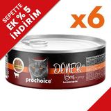 Pro Choice Döner Bites Adult Sos İçerisinde Dana Etli (Biftekli) 6x70 gr Kedi Yaş Maması
