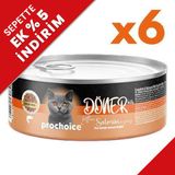 Pro Choice Döner Bites Kitten Sos İçerisinde Somonlu Yavru 6x70 gr Kedi Yaş Maması