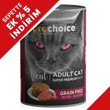 Pro Choice Veal Dana Etli Tahılsız 400 gr Kedi Konservesi