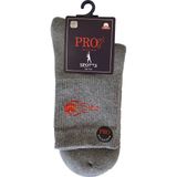 Pro Çorap 14012 Aztec Havlu Erkek Patik Çorabı Gri 41-44