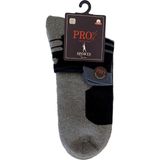 Pro Çorap 14015 Dukha Havlu Erkek Patik Çorabı Gri 41-44