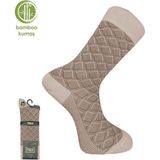 Pro Çorap G.poti Bambu Erkek Çorabı Bej (17005-R1) - 1 Beden - Çok Renkli