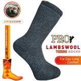Pro Çorap Huskey Havlu Kuzu Yünü Erkek Çorabı Gri 41-44 ( 13903)