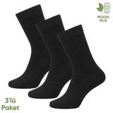 Pro Çorap Modal İplik Erkek Soket Çorap - 6 Çift - Dikişsiz - Atlas - 18002 - Set 6