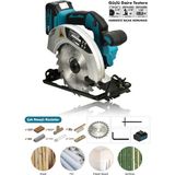 Pro Craft Profesional 4200 Rpm Şarjlı Sunta Kesme Makinası Daire Testere Mavi Renk