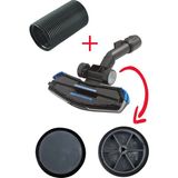 Pro Fresh & Clean Philips Fc 9722 Powerpro Expert Eco Triactive Uyumlu Emici Başlık Tekeri 2 Adet + Ara Hortumu
