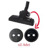 Pro Fresh & Clean Samsung VC07R302MVB Uyumlu 2 Adet Emici Başlık Tekeri