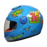 Pro Helmets Sy118 Full Face Çocuk Kask Dıno Blue Mavi