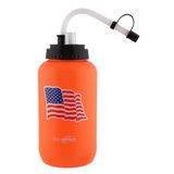 Pro Impact Bükülebilir Uzun Pipetli ve Püskürtme Kapaklı Sıkılabilir Su Şişesi - LDPE BPA İçermeyen Plastik - Beyzbol Hokeyi Spor Salonu için Hidrasyon MMA Yoga Boks Bisiklet Softbol Futbol Lakros (33