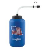Pro Impact Sıkıştırılabilir Su Şişesi Bükülebilir Uzun Pipet - LDPE BPA İçermeyen Plastik - Beyzbol Hokeyi Spor Salonu için Nemlendirme MMA Yoga Boks Bisiklet Softbol Futbol Lakros (33 oz.)