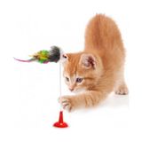 Pro İthalat Vantuzlu Kedi Oyuncağı - Fare Yakalama Oyuncağı