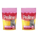 Pro Line 2x400 gr Renkli Taneli Tavuklu Yetişkin Kedi Maması