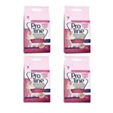 Pro Line 5 lt x 4 Adet Doğal Topaklanan Baby Powder Kokulu Kedi Kumu