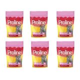 Pro Line 6x400 gr Renkli Taneli Tavuklu Yetişkin Kedi Maması