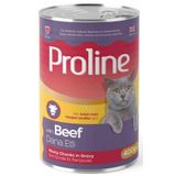 Pro Line Dana Etli Gravy Yetişkin 400 gr Kedi Konserve Maması
