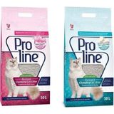 Pro Line Doğal Topaklanan Baby Powder ve Marsilya Sabunlu Kedi Kumu 10 Lt * 2 Adet