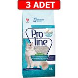 Pro Line Marsilya Sabun Kokulu 3 Adet 5 lt Bentonit Kedi Kumu