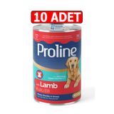 Pro Line Proline Kuzu Etli Sos İçinde Et Parçalı Köpek Konserve 10Adet 400Gr Lamb Kuzulu Köpek Yaş Mama