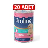 Pro Line Proline Yavru Kuzu Etli Balkabaklı Sos İçinde Et Parçalı Köpek Konserve 20Adet 400Gr Köpek Yaş Mama