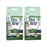 Pro Line süper Topaklanan Ince Taneli Aloe Vera Kokulu Bentonit Kedi Kumu 5l 2*adet