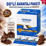 Pro Love Vıga 150000 Tek Kullanımlık Geciktiriçi Mendil 50 Adet - Prolove Çikolatalı Kayganlaştirıcı 50 ml Jel Hediye