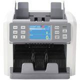 PRO MIX 110 Profesyonel Karışık Para Sayma Makinesi | 6 Ülke Para Birimi | 2x200 DPI CIS Sensör |%99,999 Sahte Para Kontrolü | 1000 Banknot/Dk | Dokunmatik Ekran
