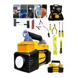 Pro Müller Alman 12 V 150 Psi Kırılmaz Çelik Gövde Çift Pistonlu Dakikada 100 Lt Araç Araba Lastik Bot Şişirme