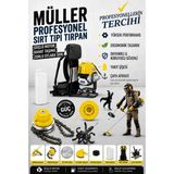Pro Müller Alman Çelik Piston Quadron-S Benzinli Sırt Tipi Çim Çalı Ot Biçme Tırpan Makinesi Çapa Aparatlı