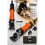 Pro Müller Alman Pro X-Shear Çelik Şanzumanlı Bakır Sargılı Isınmaz Motor Çift Soğutmalı Sistem Koyun Kırkma Makinesi