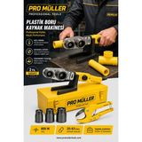 Pro Müller Alman Profesyonel Metal Mini Çantalı Pvc Plastik Boru Kaynak Makinesi 800w + Makas Hediyeli