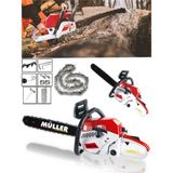 Pro Müller Alman X-Stark 16 Hp Çelik Şanzıman Benzinli Ağaç Odun Dal Motorlu Hızar Bıçkı Testeresi Orman Motoru