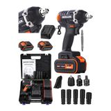 Pro Müller Germany 88 V 10 Ah Motor Korumalı Metal Şanzıman Çift Akülü Darbeli Somun Sıkma Sökme Makinesi