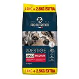 Pro Nutrition Prestige Orta Irk Yetişkin Köpek Maması 14 + 2,5 Kg (Toplam 16,5)