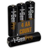 Pro P161 4 Adet Aa 2950 Mah Şarj Edilebilir Kalem Pil 1.2V Ni-Mh Şarjlı Pil